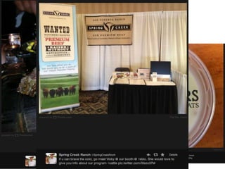 @SpringCreekRnch
connecting with producers & consumers
 