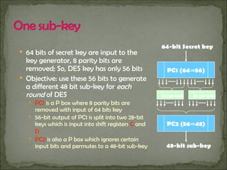secret key cryptography lecture related to information security .ppt