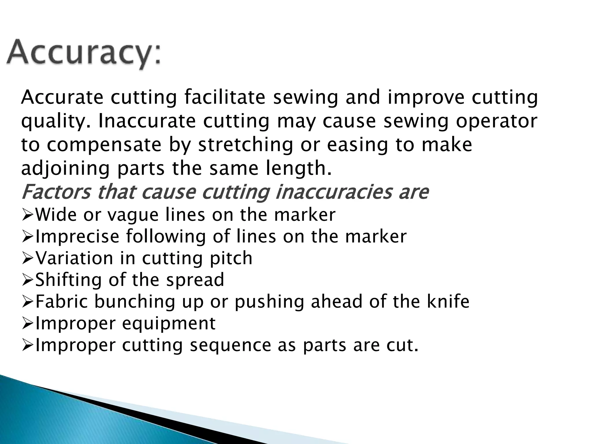 Fabric cutting | PPTX