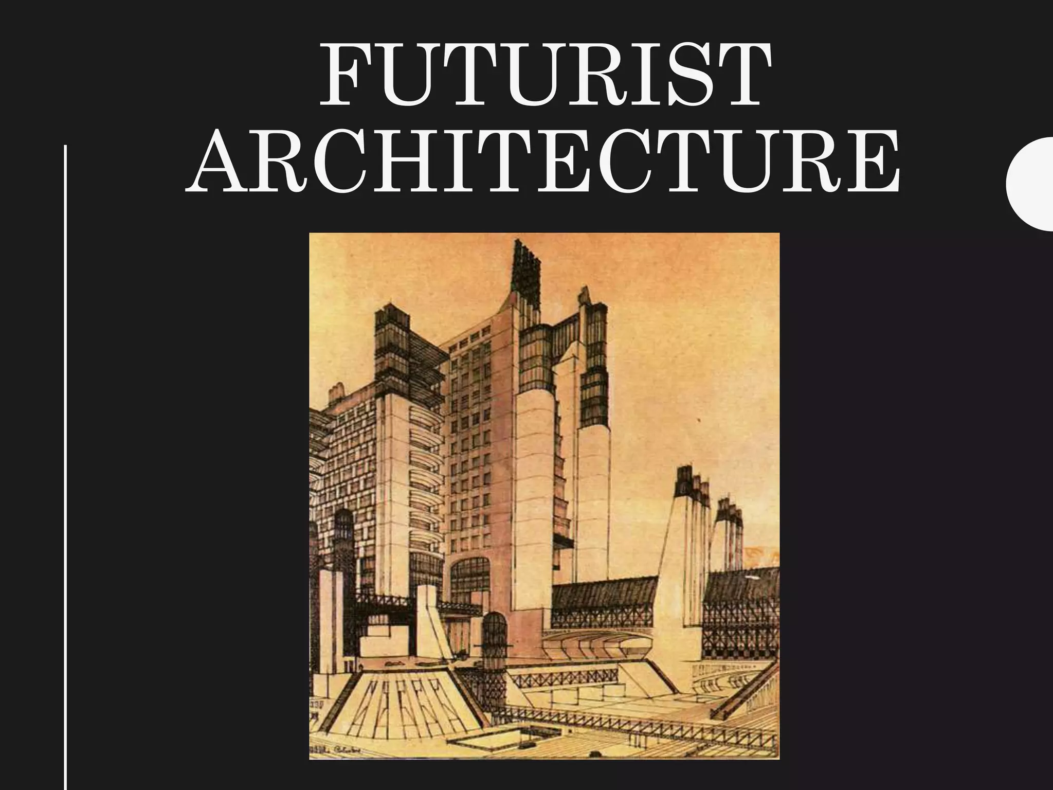FUTURIST
ARCHITECTURE
 