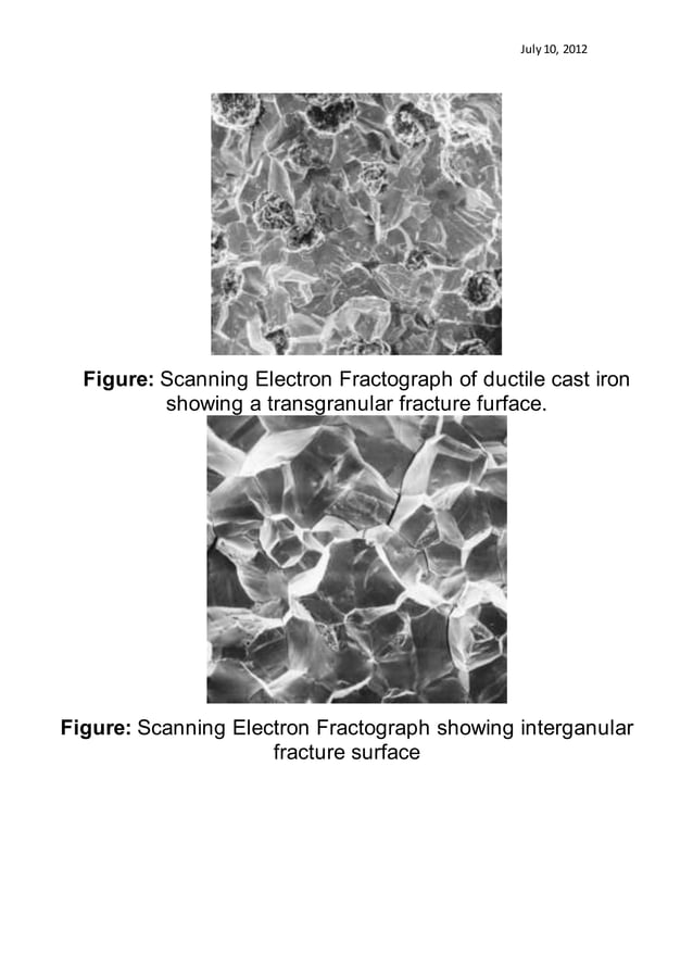 Fracture Mechanics & Failure Analysis Lecture Brittle Fracture