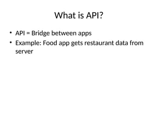 Lecture6_API_Simple_Examples. pptx | PPTX