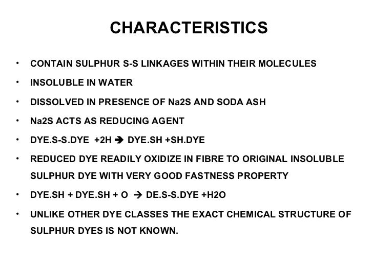 What are some characteristics of sulfur?