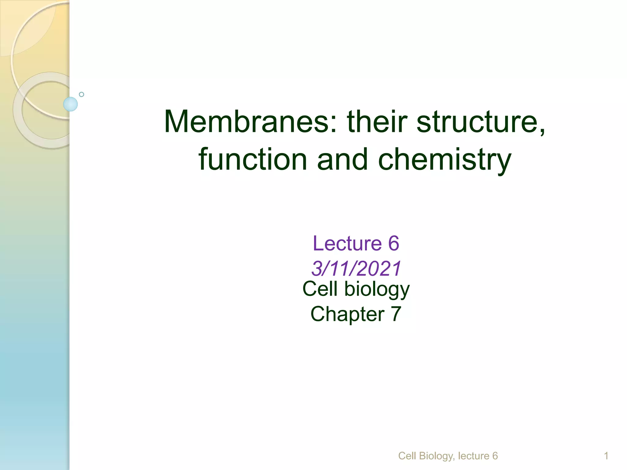 Lecture 6 Biological Membranes.pptx