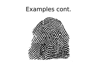 Examples cont.
 