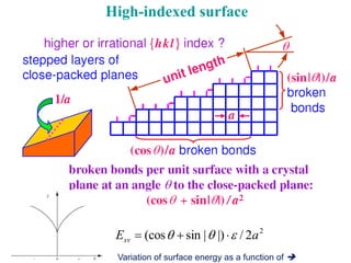 Lecture: Crystal Interfaces and Microstructure | PDF