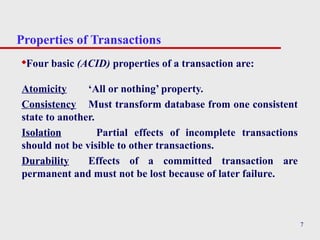 lecture 6 concurency control.ppt-Transaction Management | PPT