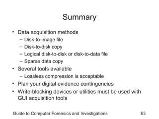 Comprehensive Guide to Data Acquisition in Computer Forensics and ...