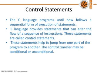 Lecture 6Decision_Control_OR_Conditional_Control_Structures.ppt