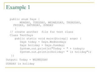 Lecture 6 Enumeration in java ADVANCE.pptx