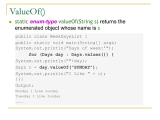Lecture 6 Enumeration in java ADVANCE.pptx