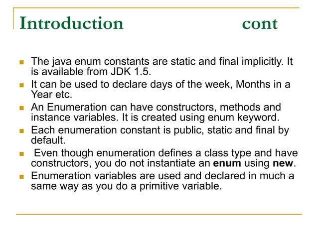 Lecture 6 Enumeration in java ADVANCE.pptx