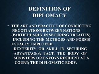Diplomatic Code Definition Lecture 6 Foreign Policy making and analysis.pptx