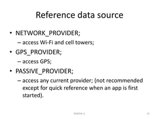 Lecture 6 geolocation | PPTX