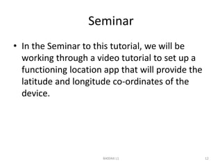 Lecture 6 geolocation | PPTX