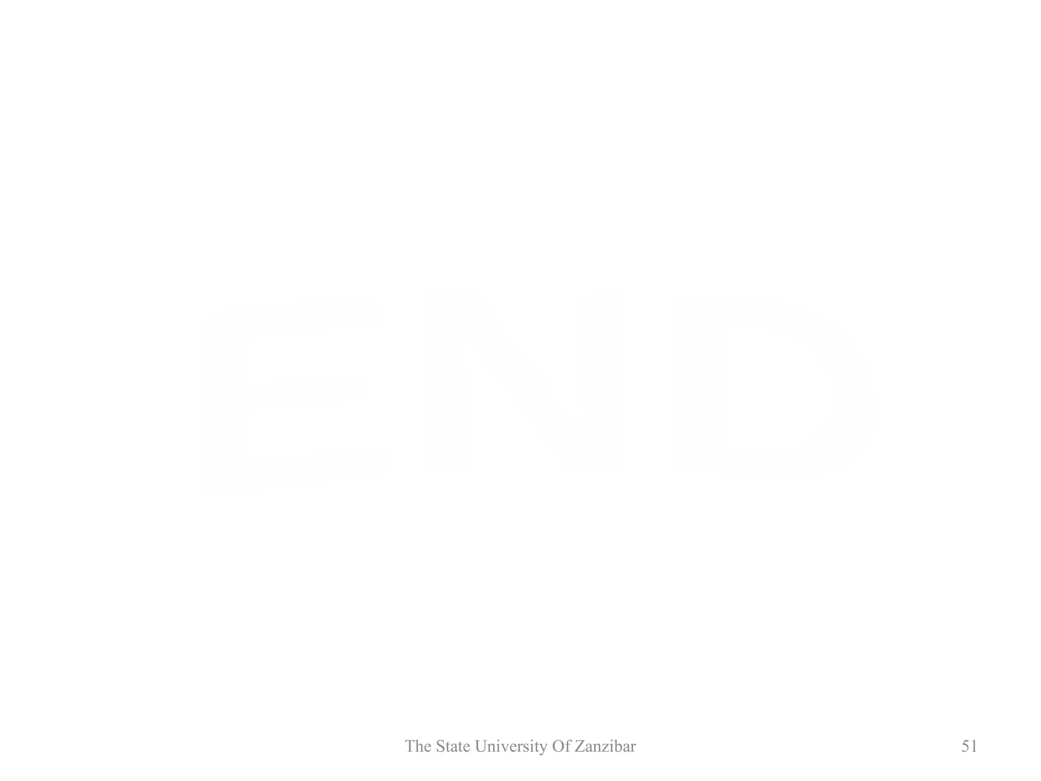 The State University Of Zanzibar 51
 