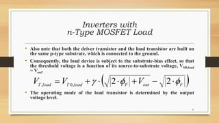 Comprehensive Analysis of CMOS Inverters and Resistive-Load Inverter ...
