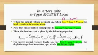 Cmos Vt Formula Comprehensive Analysis of CMOS Inverters and Resistive-Load Inverter ...