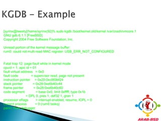 Lecture 6 Kernel Debugging + Ports Development | PDF