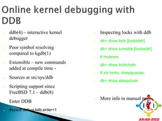 Lecture 6 Kernel Debugging + Ports Development | PDF