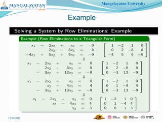 Elementary Matrix Operations and Elementary Matrix | PPTX
