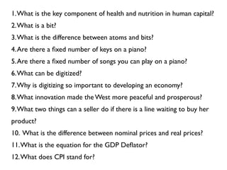 Lecture 6 measuring the cost of living | PDF
