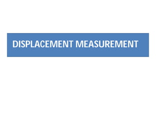 DISPLACEMENT MEASUREMENT
 