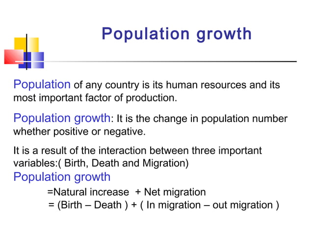 Introduction to rural sociology 101 Lecture 6 population growth and ...