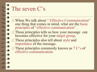 7c's in communication | PPT