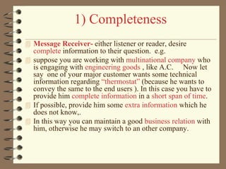 transcript & coding | pdf | interview | business... 7c's in communication | PPT