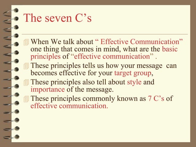 7c's in communication