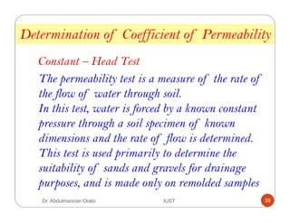 Lecture 6 soil permeability | PDF