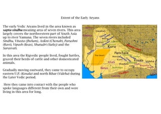 Vedic Rivers Exploring Aryan Migration and Vedic Culture in Ancient India | PDF