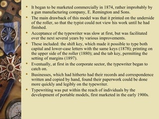 word processing history | PPT