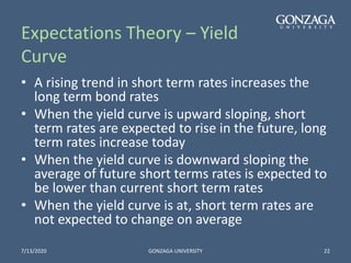 Lecture 6 - Yield Curve | PPTX