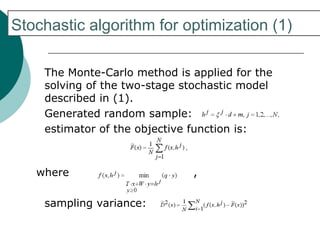 Stochastic Programming in Finance and Business management | PDF