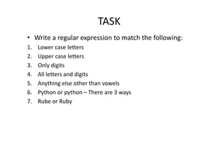 Python - Lecture 7 | PPT