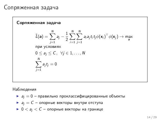 Машина опорных векторов
