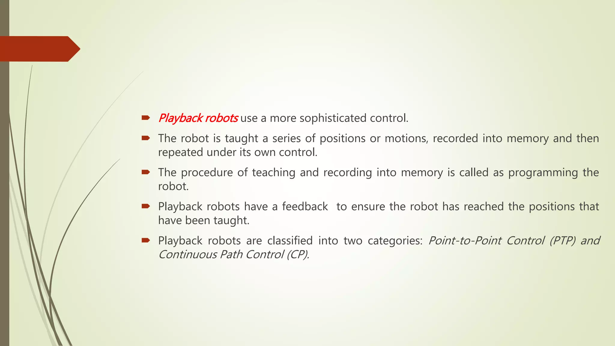 Robot Path Control | PPTX