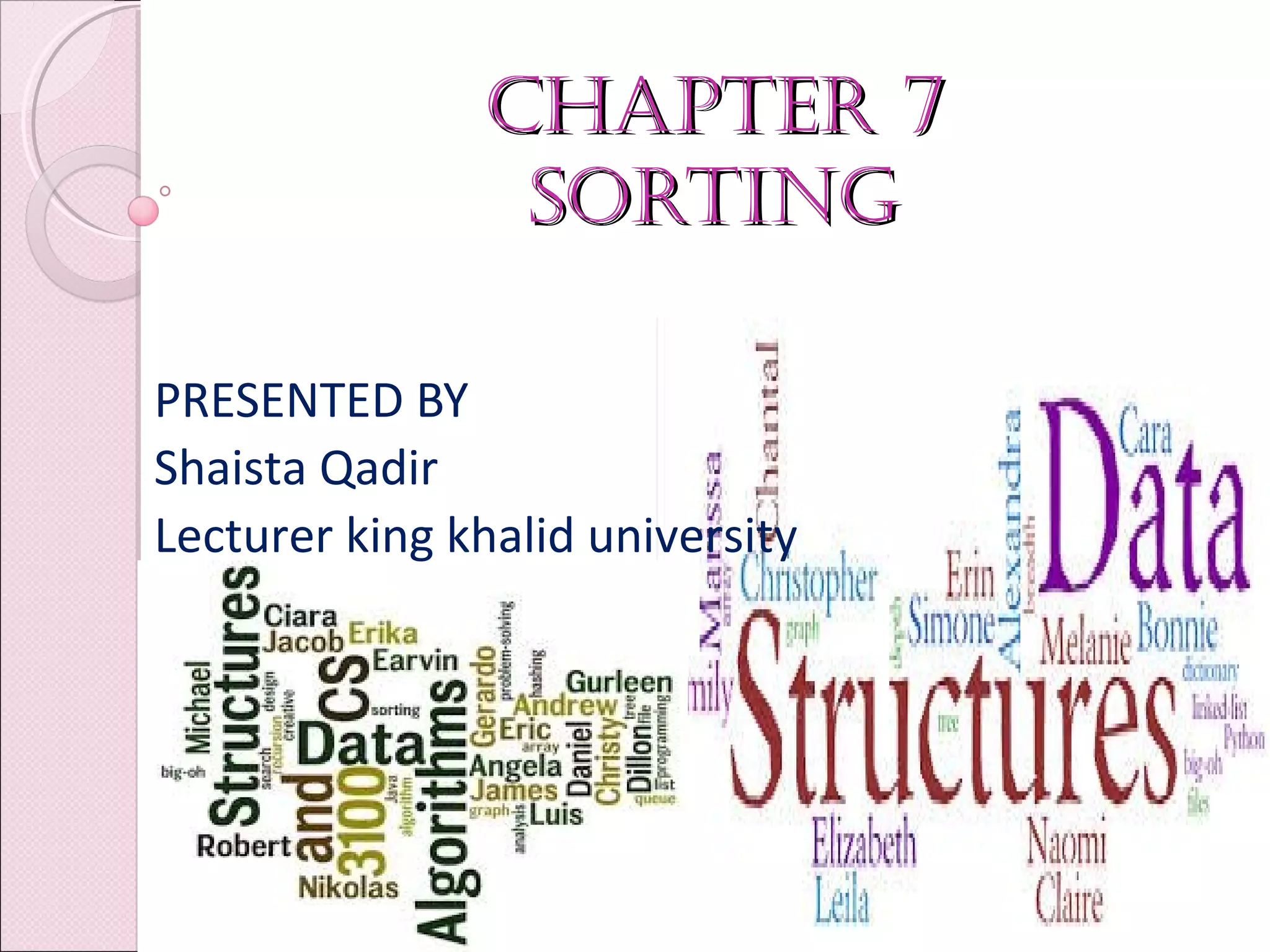 Sorting | PPT