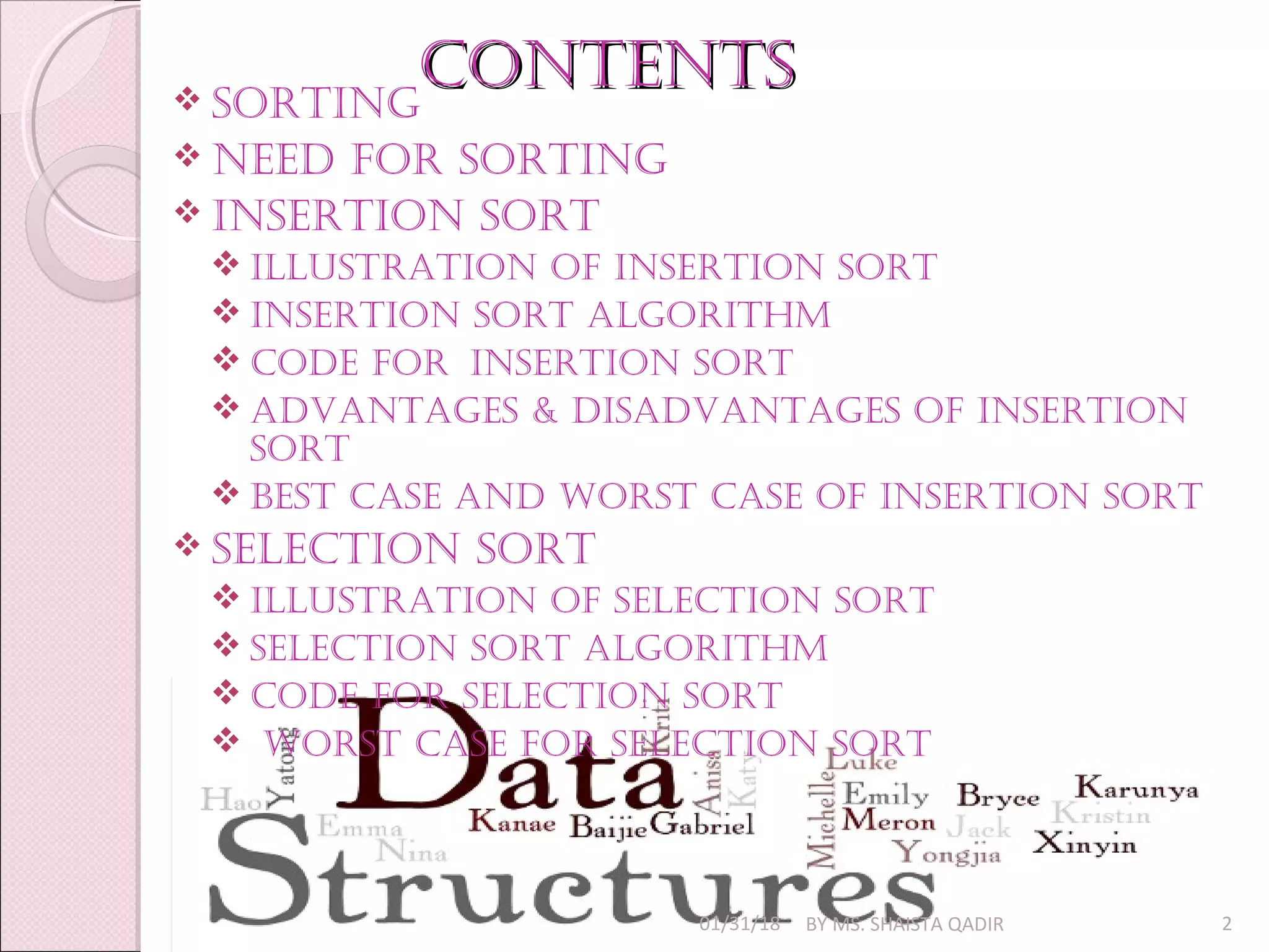 Sorting | PPT