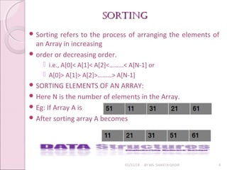 Sorting | PPT