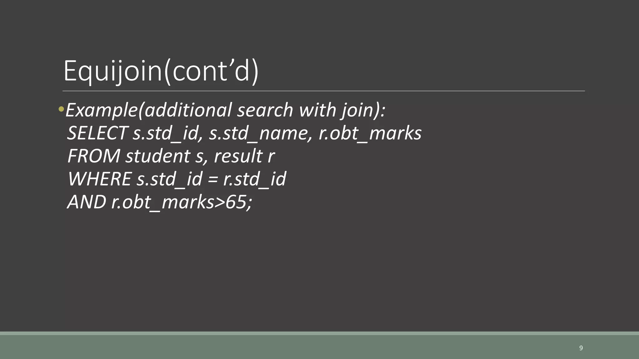 SQL Joins - Oracle SQL Fundamentals | PPT