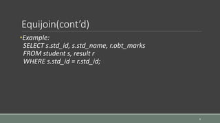 SQL Joins - Oracle SQL Fundamentals | PDF