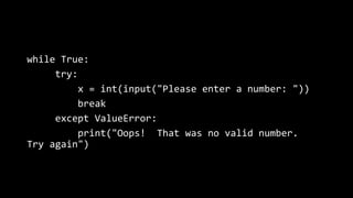 Python Lecture 7 | PPT
