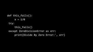 Python Lecture 7 | PPT