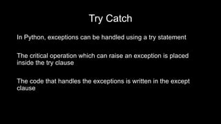 Python Lecture 7 | PPT