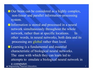 Artificial neural networks: Supervised learning | PPTX