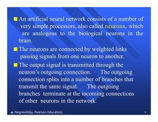 Artificial neural networks: Supervised learning | PPTX