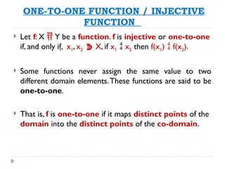 Functions it's types and relations etc... | PPTX